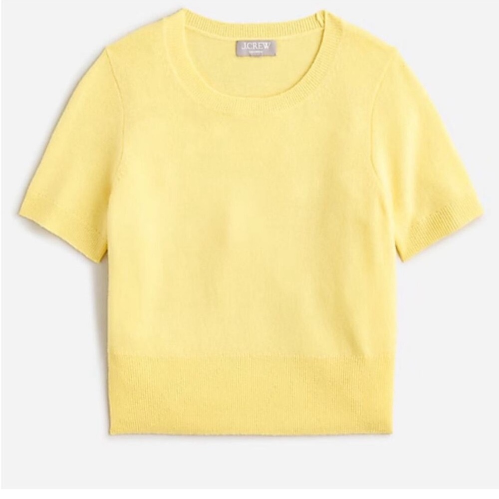 J. Crew Cashmere Short Sleeve Sweater